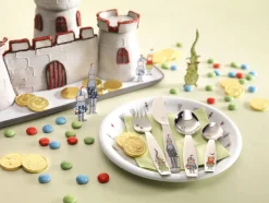 Ridder Eckbert Børnebestik sæt 4-dele, Poleret