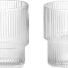 Ripple Glasses - Set of 4 - Clear