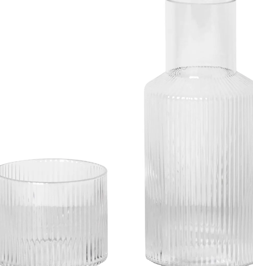 Ripple Small Carafe Set - Clear