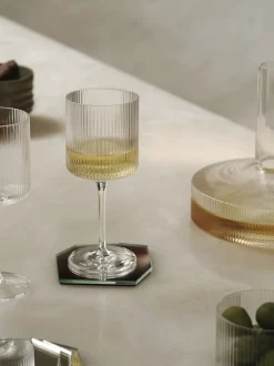Ripple White Wine Glasses - Set of