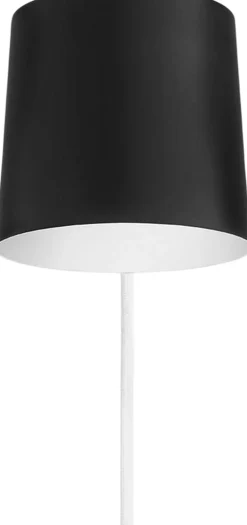 Rise væg lampe sort