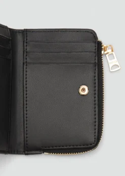 Safiano effect flap wallet