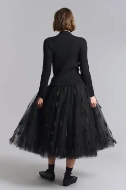 Saku bluse med slids