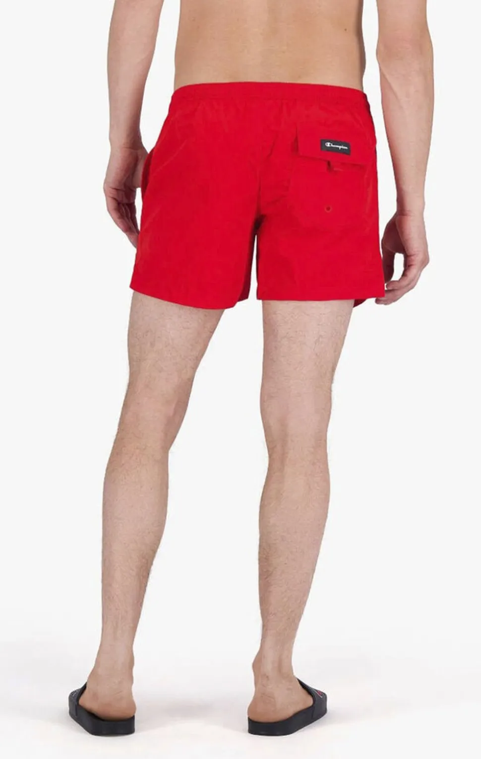 Satin C Logo badeshorts