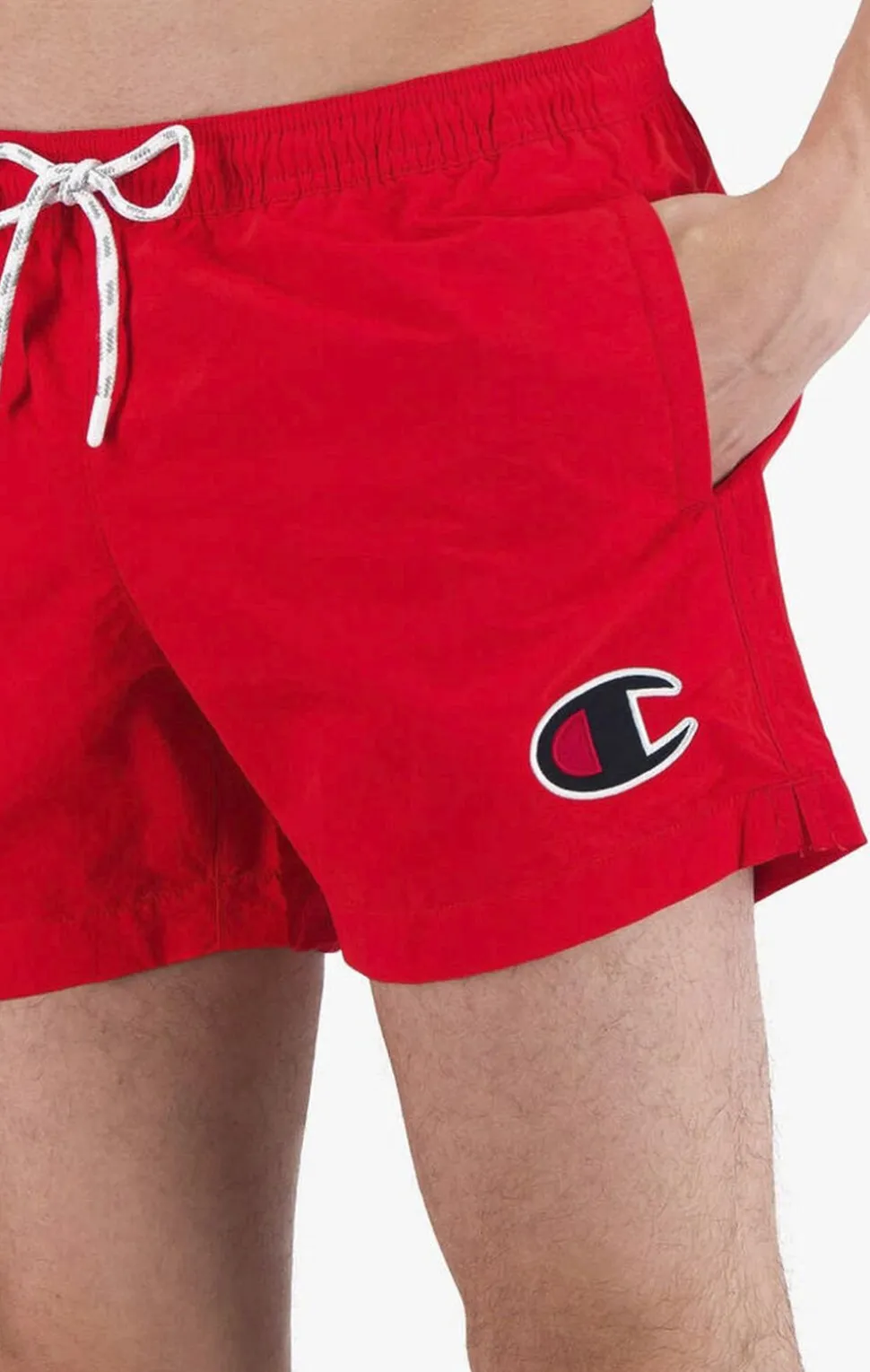 Satin C Logo badeshorts