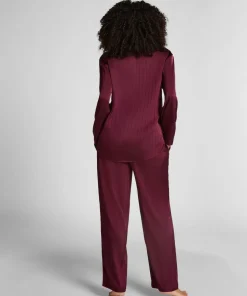 Satin Pinstripe Trousers