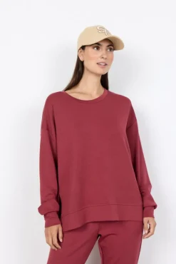 SC-BANU 164 Sweatshirt Mørk rød