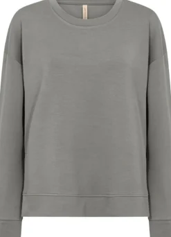 SC-BANU 164 Sweatshirt Støvet Grøn