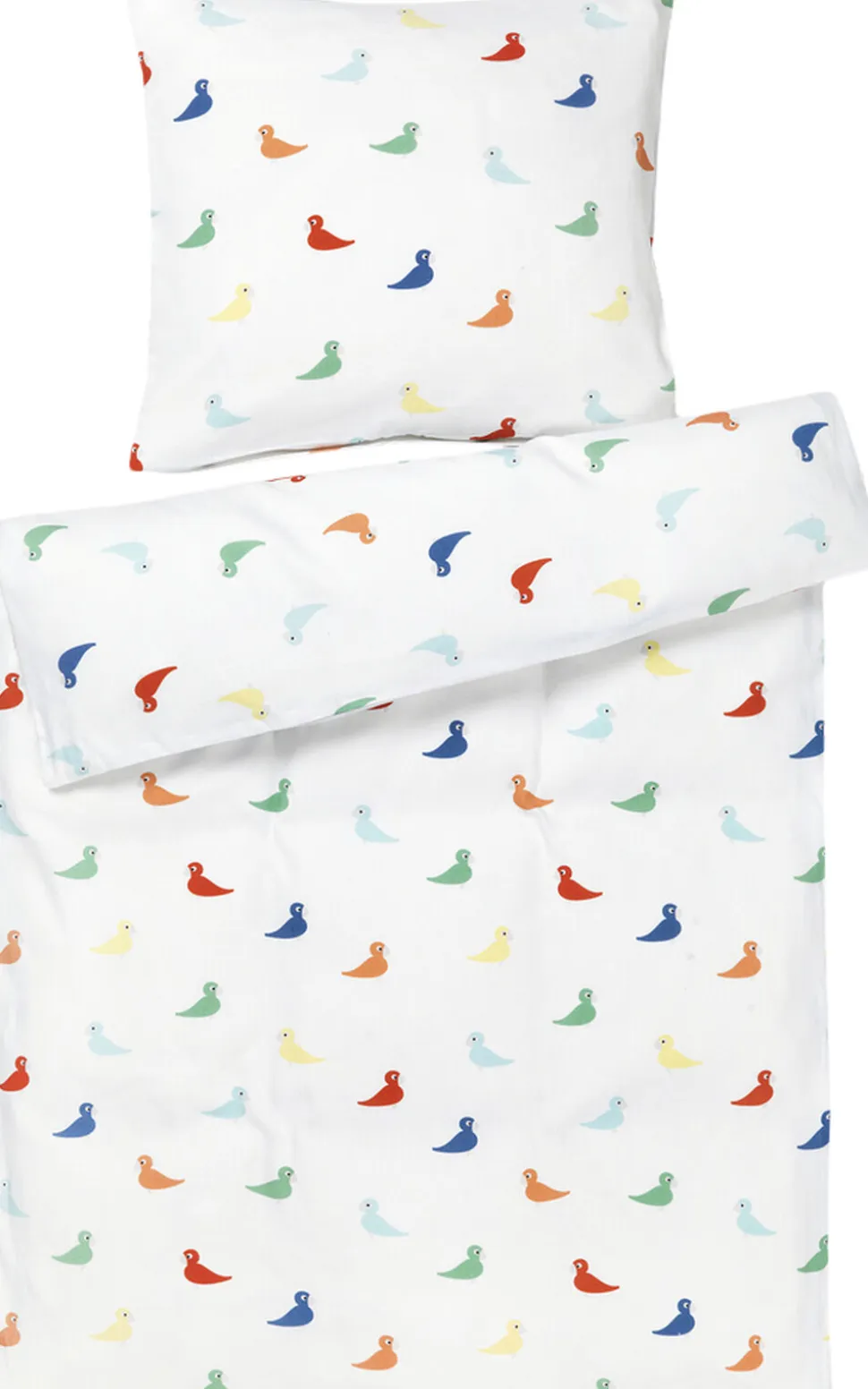 Sengetøj Sangfugl junior 100x140cm DK multi