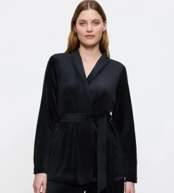 Sensual Velour Robe Top 01