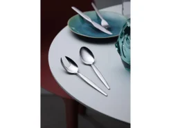 Serveringsske Twist 22 cm Blankt stål