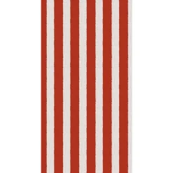 Serviet røde striber tekstil-look
