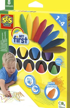 SES Creative - Mine første - Farveblyanter 8 stk