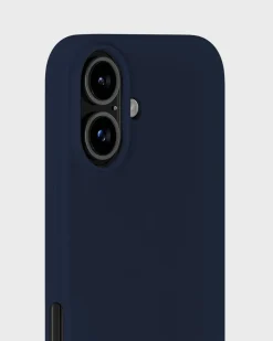 Silicone Case iPhone 16 Midnight Blue