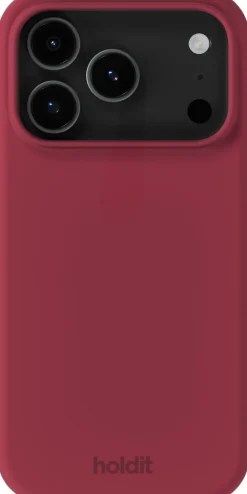 Silicone Case iPhone 17 Pro Max Red Velvet