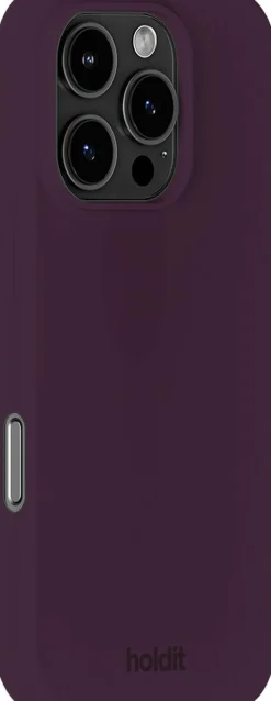 Silicone Case iPhone 16 Pro Deep Plum