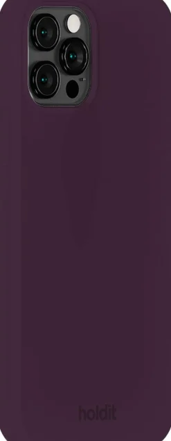 Silicone Case iPhone 12/12 Pro Deep Plum