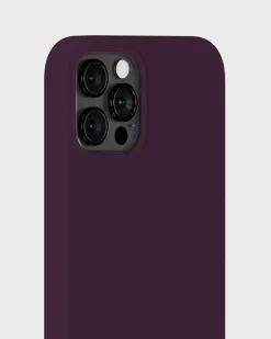 Silicone Case iPhone 12/12 Pro Deep Plum
