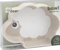 Silikone Stick & Stay skål Sheepy Sand