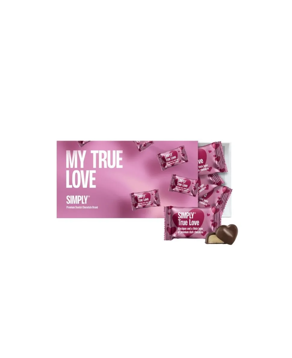 Simply® TRUE LOVE chokoladeæske (100g)