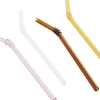 Sip-Swirl Straw Set of 4-Opaque mix