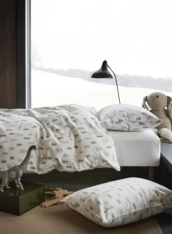 Skovtur baby sengesæt dæmpet brun