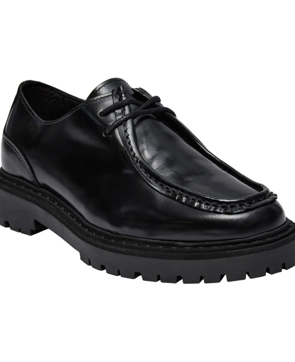 Skye Lace - Black Polido