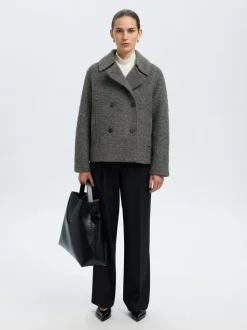 SLFALMA BOUCLE WOOL BLEND JACKET NO