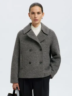 SLFALMA BOUCLE WOOL BLEND JACKET NO