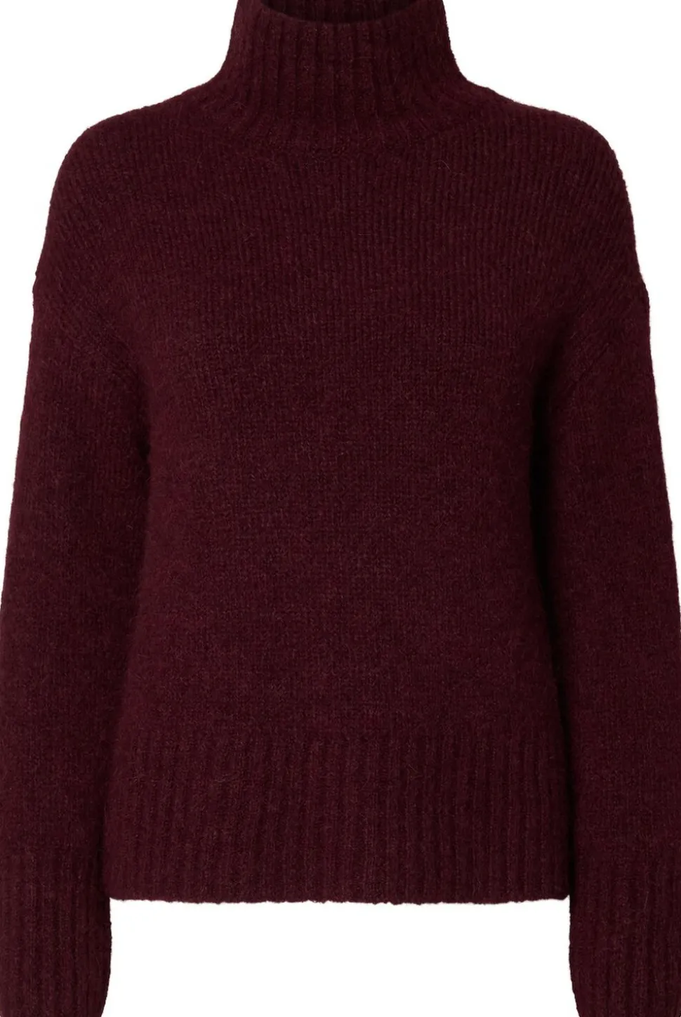 SLFGABRIELLA LS KNIT HIGH NECK NOOS