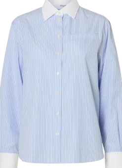 SLFILINA RELAXED CONTRAST LS SHIRT