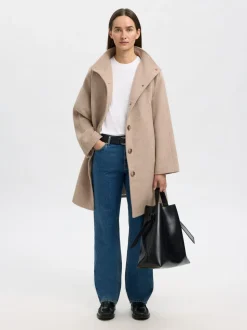 SLFVINNI WOOL BLEND COAT NOOS