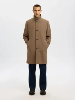 SLHRAINAR WOOL BLEND COAT NOOS