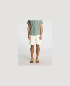 SLHREG ALEX 201 ECRU HEMP SHORTS