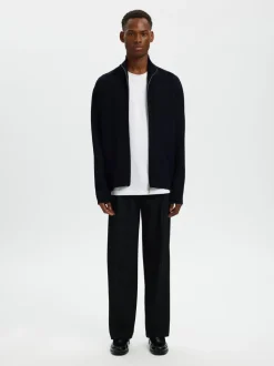 SLHTELLER FN RELAXED ZIP CARDIGAN N