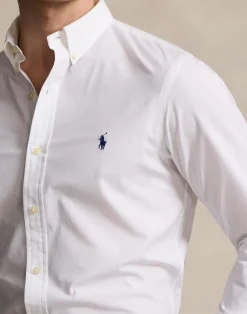 Slim Fit Stretch Poplin Shirt