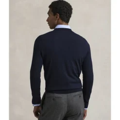 Slim Fit Washable Wool Crewneck Sweater
