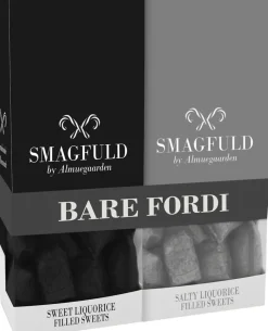 Smagfuld Gavepakning - BARE FORDI (sort/grå)