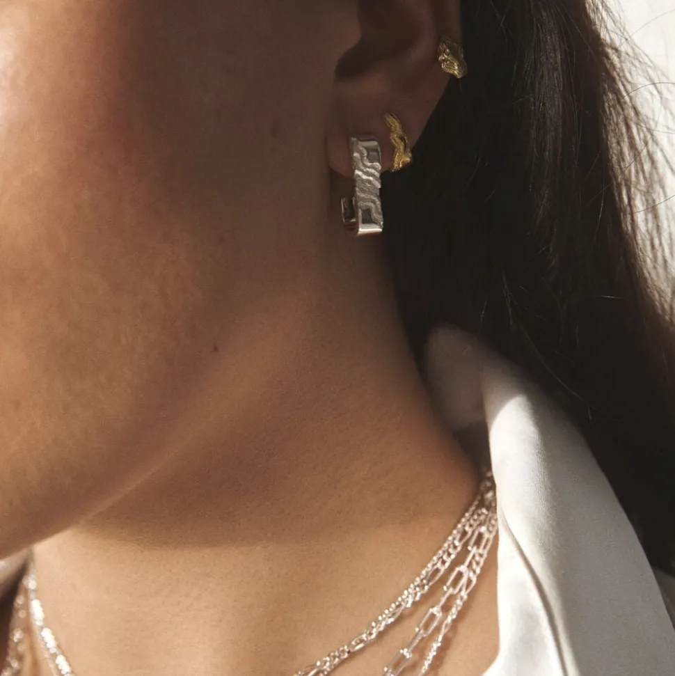 Small Blurry Layers Earrings