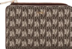 Small wallet with logo print