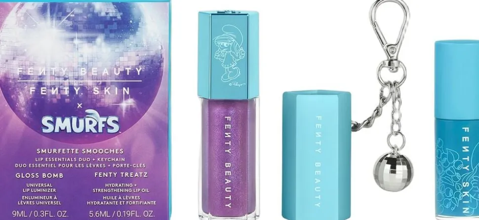 Smurfette Smooches - Uundværlig duo til læberne + nøglering