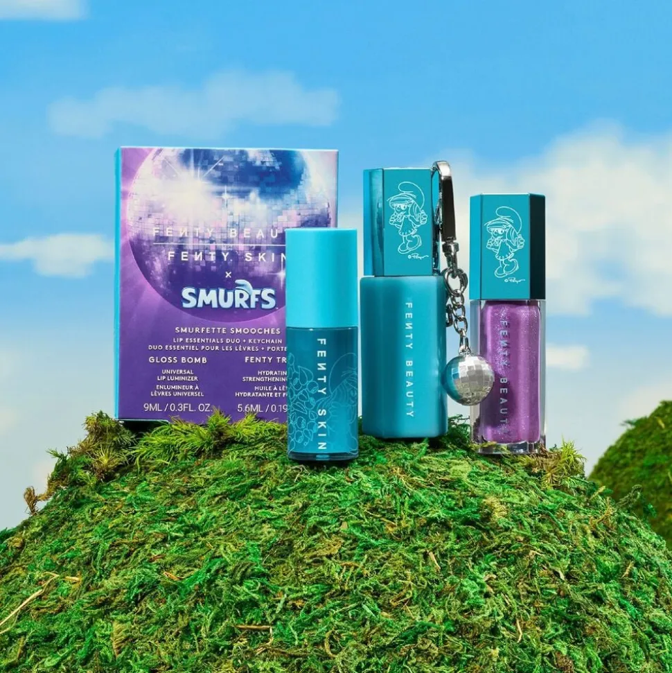 Smurfette Smooches - Uundværlig duo til læberne + nøglering