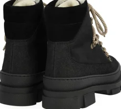 Snørestøvle med uldfoer