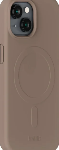 Soft Magsafe Case iPhone 15/14/13 Mocha Brown