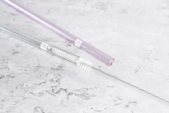 Sorrento Sugerør i glas, farvet