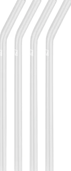 Sorrento Sugerør med knæk i glas, klar