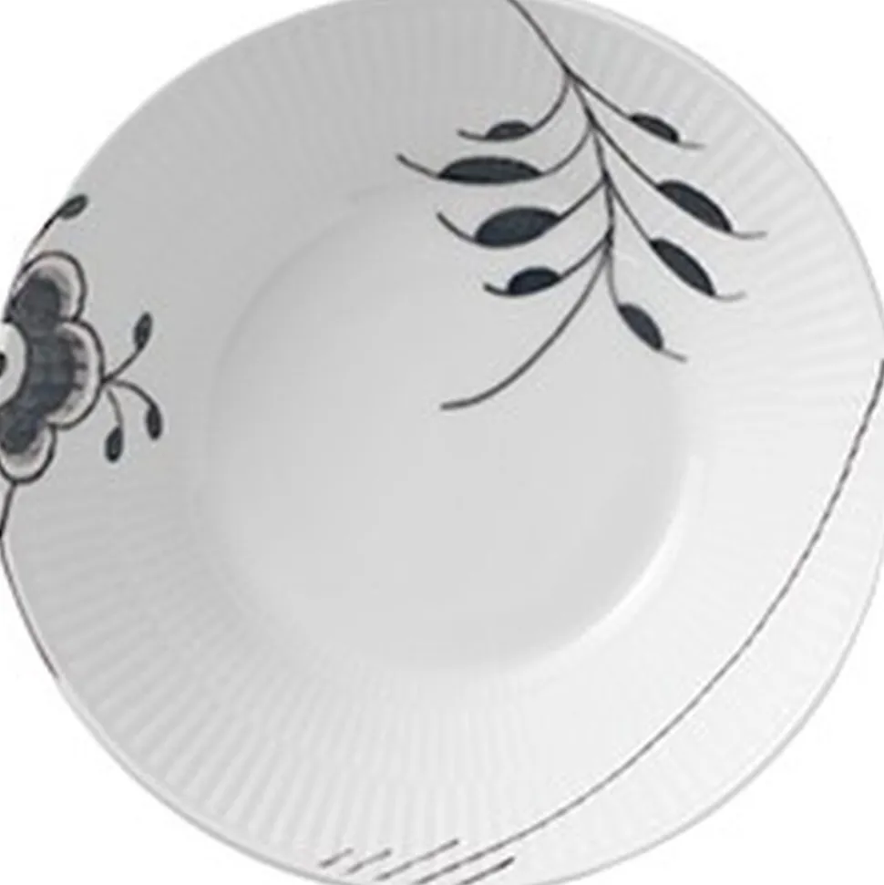 Sort Mega Riflet 17 cm. dyb tallerken