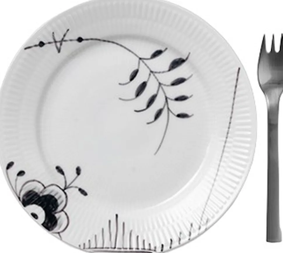 Sort Mega Riflet 19 cm. tallerken