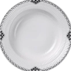 Sort Riflet Blonde Dyb tallerken 21 cm