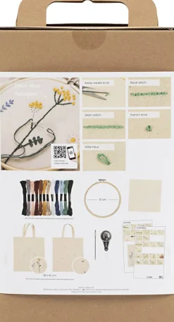 Start DIY Kit Broderi, Blomster